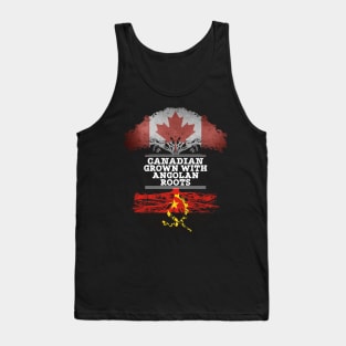 Canadian Grown With Angolan Roots - Gift for Angolan With Roots From Angola Tank Top